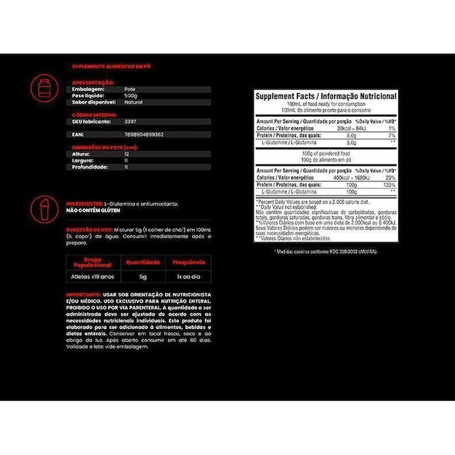 KIT - 2x Whey Protein Waxy Whey 2kg + Glutamina 300g + BCAA 4800 120 Cápsulas - Bodybuilders