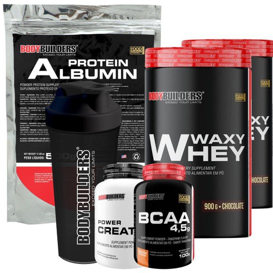 KIT -2x Whey Protein Waxy Whey +BCAA 100g + Creatina 100g + Albumin 500g +Coqueteleira-BB é ruim? KIT -2x Whey Protein Waxy Whey +BCAA 100g + Creatina 100g + Albumin 500g +Coqueteleira-BB é boa?
