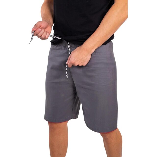 Kit 3 Bermuda Tactel Esporte Lisa Masculina Basic