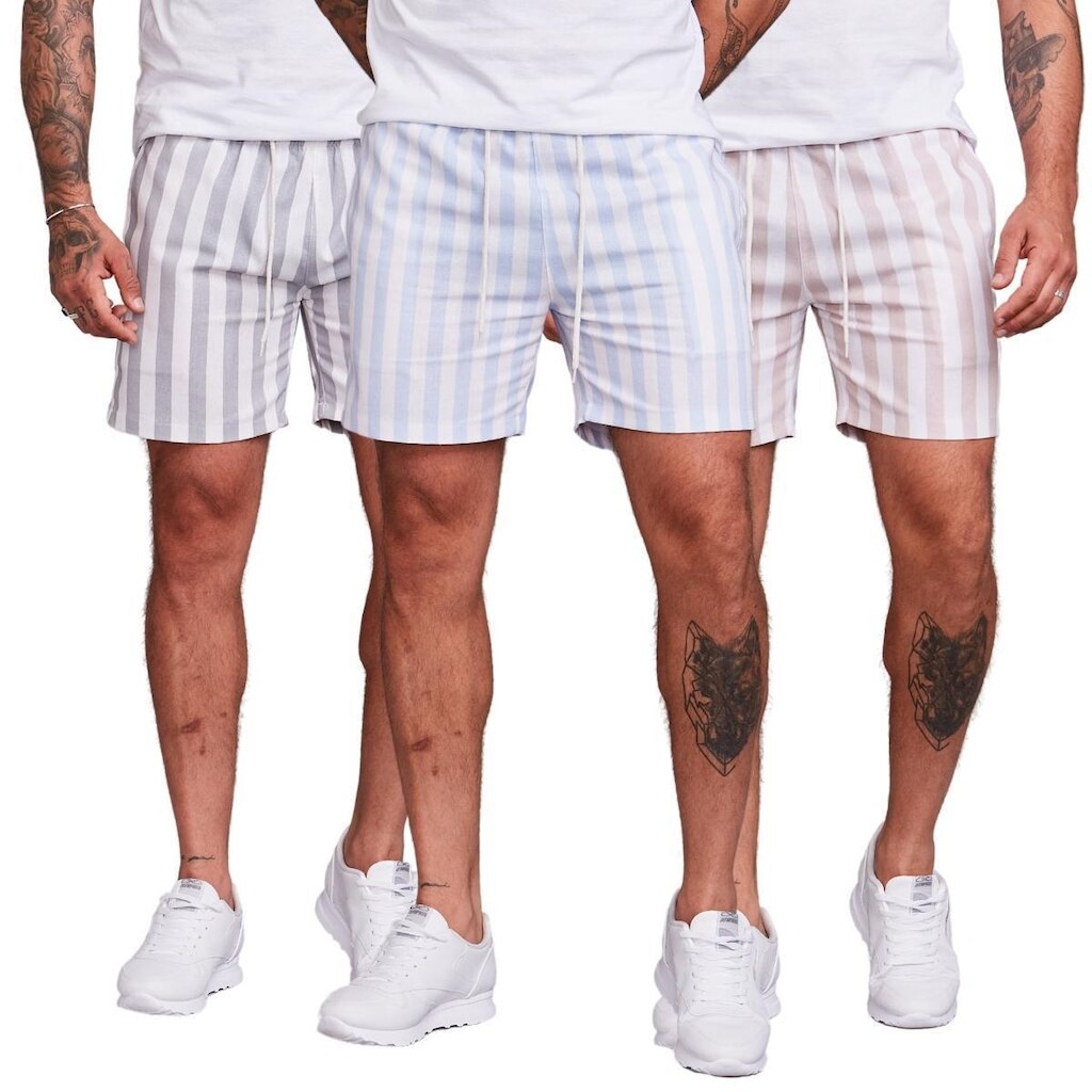Kit 3 Bermuda Verão Masculina Ajustável