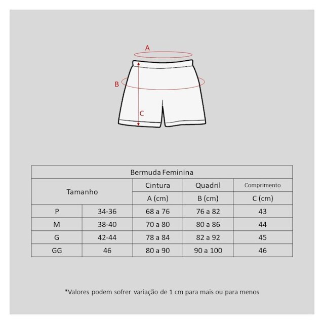 Kit 3 Bermudas Heide Ribeiro Basic Suplex Fitness