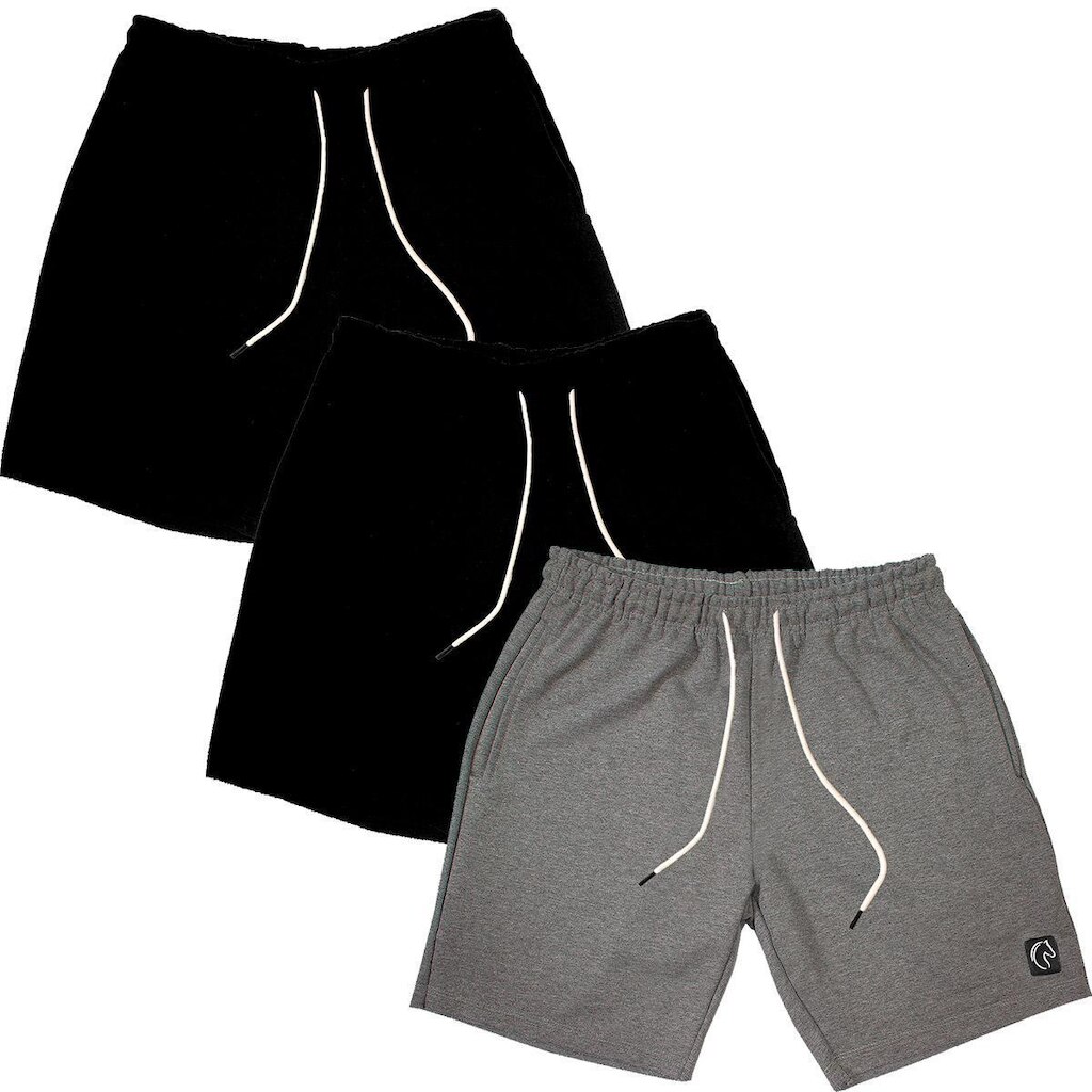 Kit 3 Bermudas Masculina Academia Shorts Moletinho Macio W2