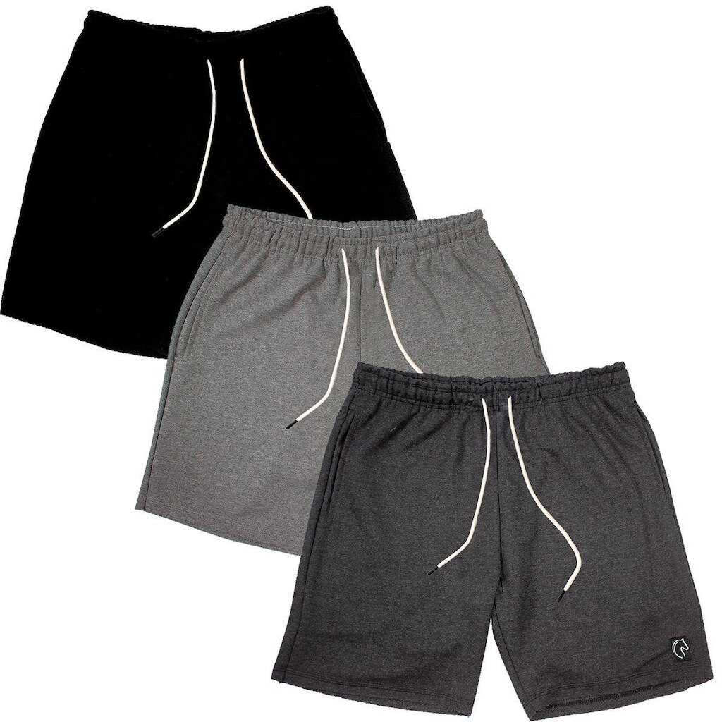 Kit 3 Bermudas Masculina Moletom Short Moletinho Bueno Store