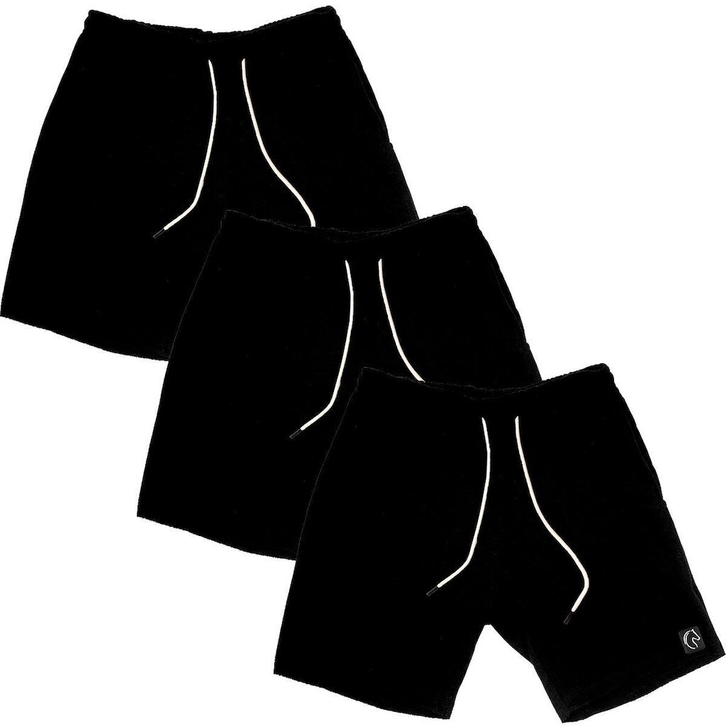 Kit 3 Bermudas Moletom Short Masculino Moletinho Casual W2