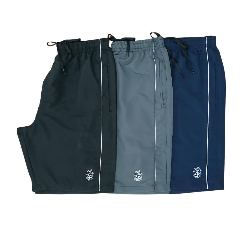 Kit 3 Bermudas Ox Silver Lateral Plus Size(tabela ultima foto)