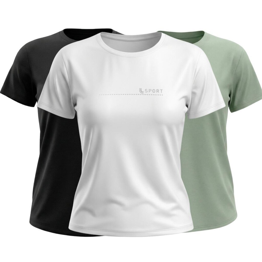 Kit 3 Blusa Feminina Lupo Sport Fit e Casual
