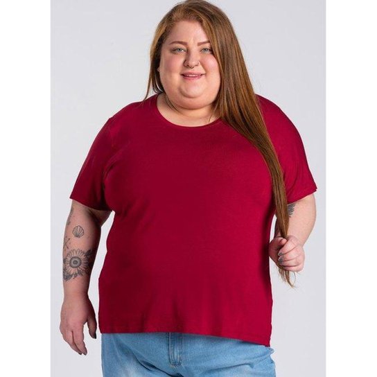 Kit 3 Blusas Comfort Básica em Malha de Viscose com Elastano G5 a G8