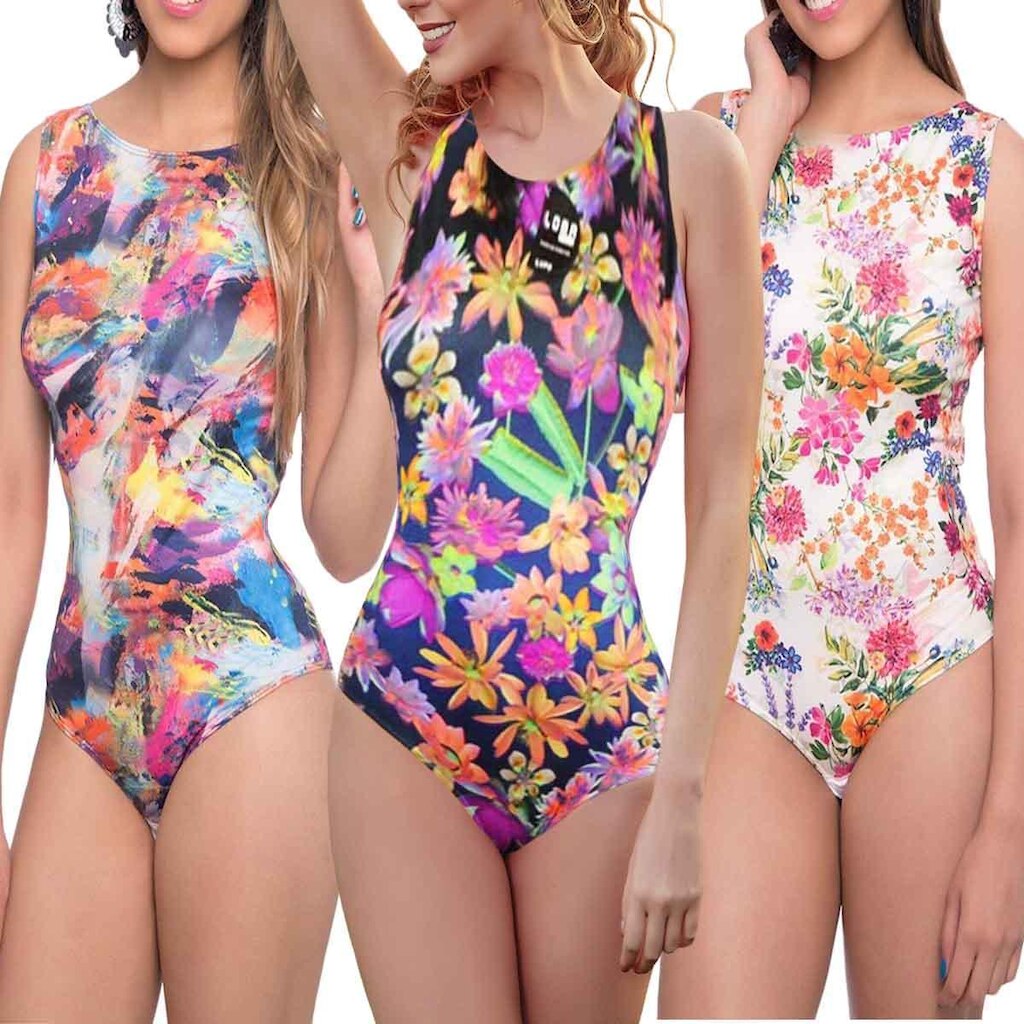 Kit 3 Body Lupo Loba Trend Regata Feminino