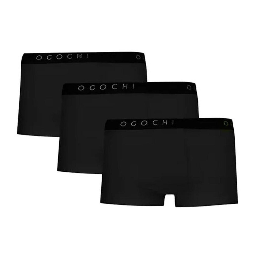 Kit 3 Boxer Ogochi Malha Branco/Cinza