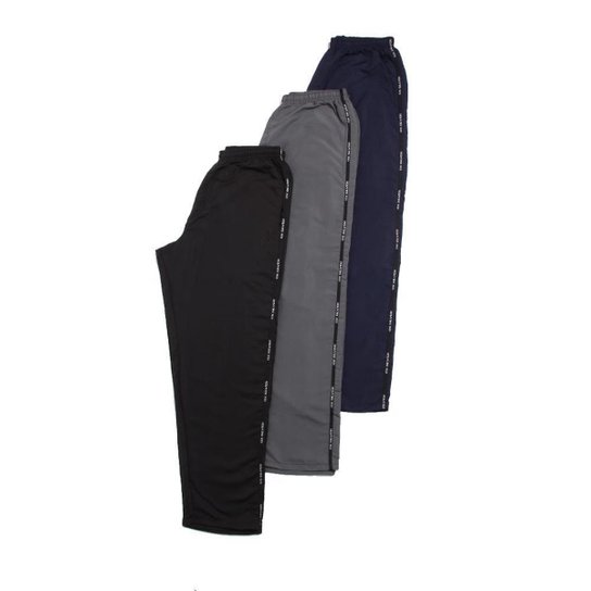 Kit. 3 Calça Infantil Tactel com Bolsos. - Sortido Menor preço em Kit. 3 Calça Infantil Tactel com Bolsos. - Sortido