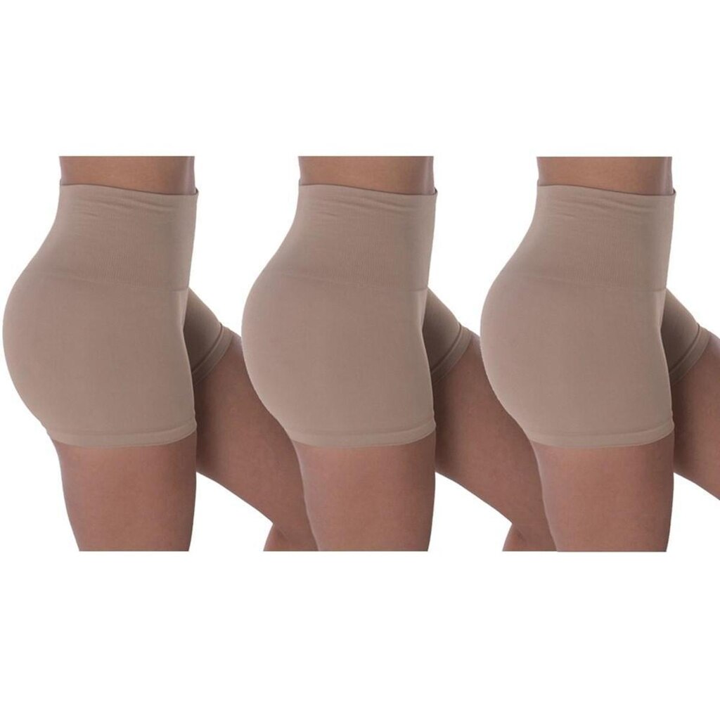 Kit 3 Calcinhas Boxer Selene Redutora Sem Costura