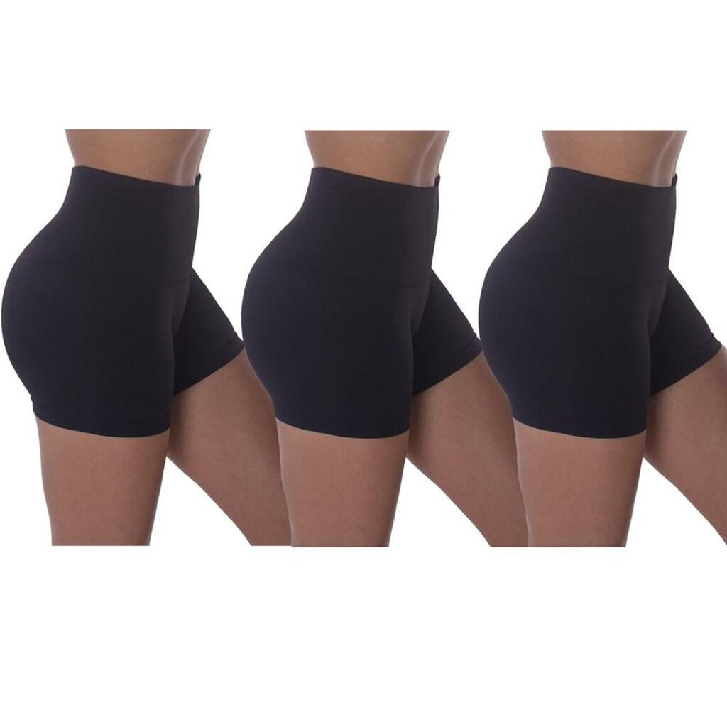 Kit 3 Calcinhas Boxer Selene Redutora Sem Costura