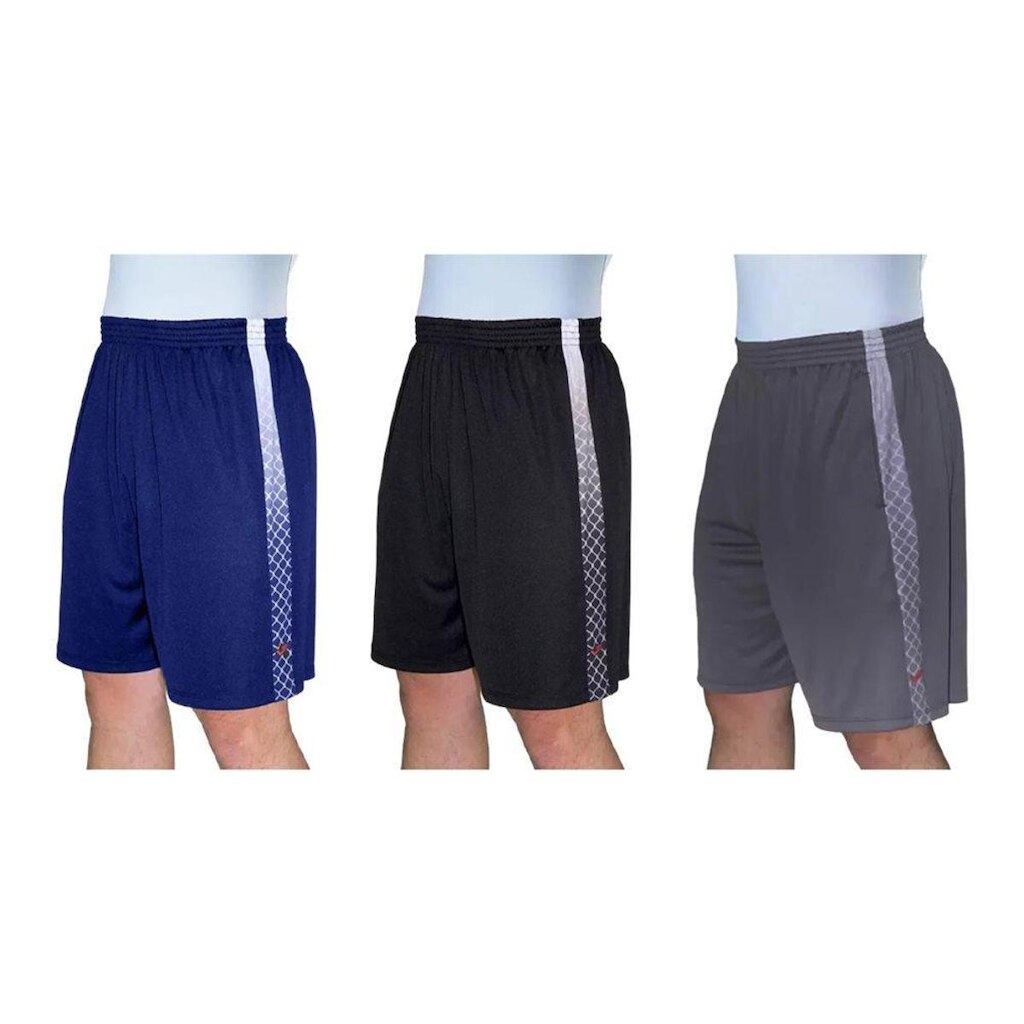 Kit 3 Calções Elite Quality Masculino