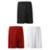 Kit 3 Calções Elite Romeo Menti Plus Size Masculi - Branco+Vermelho