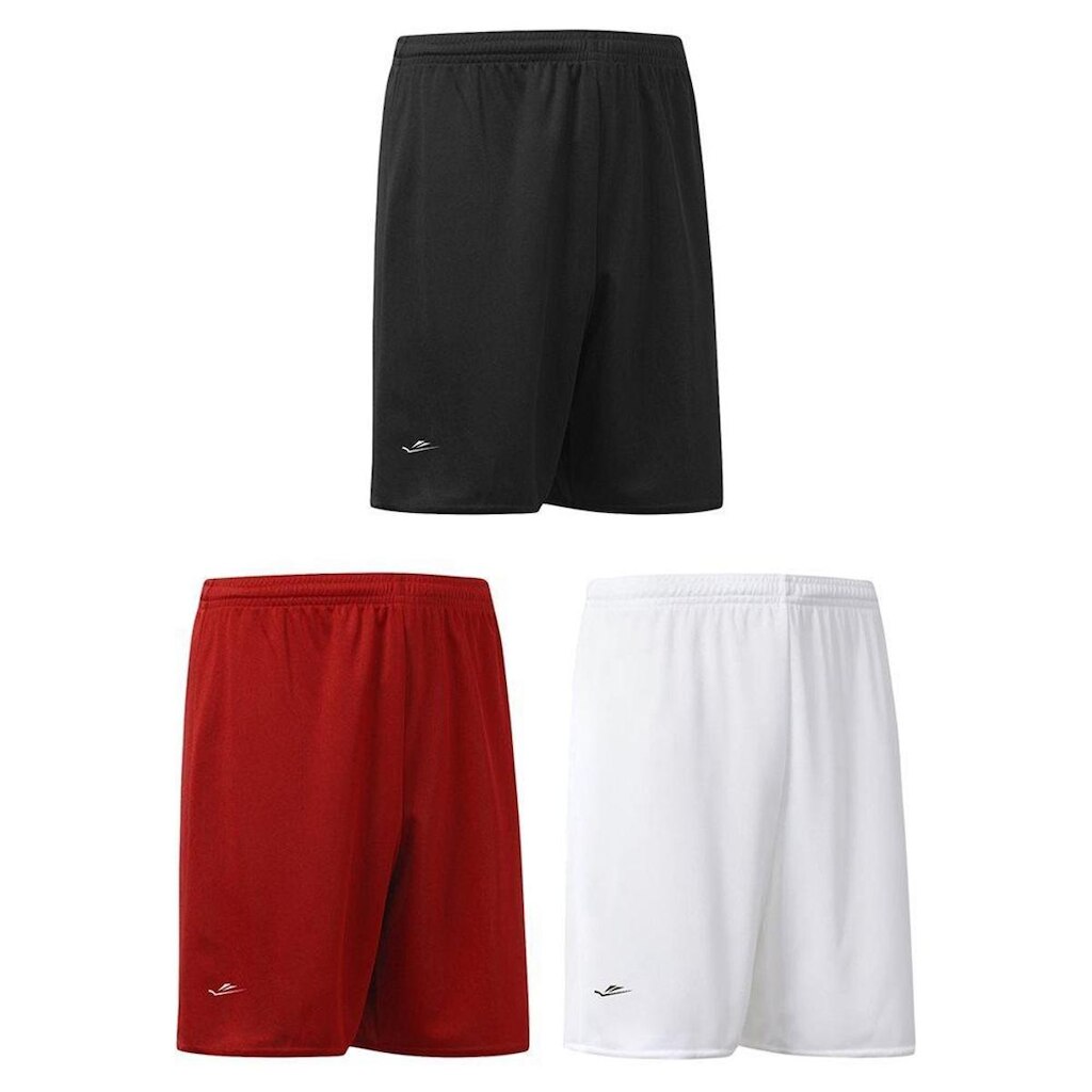 Kit 3 Calções Elite Romeo Menti Plus Size Masculi