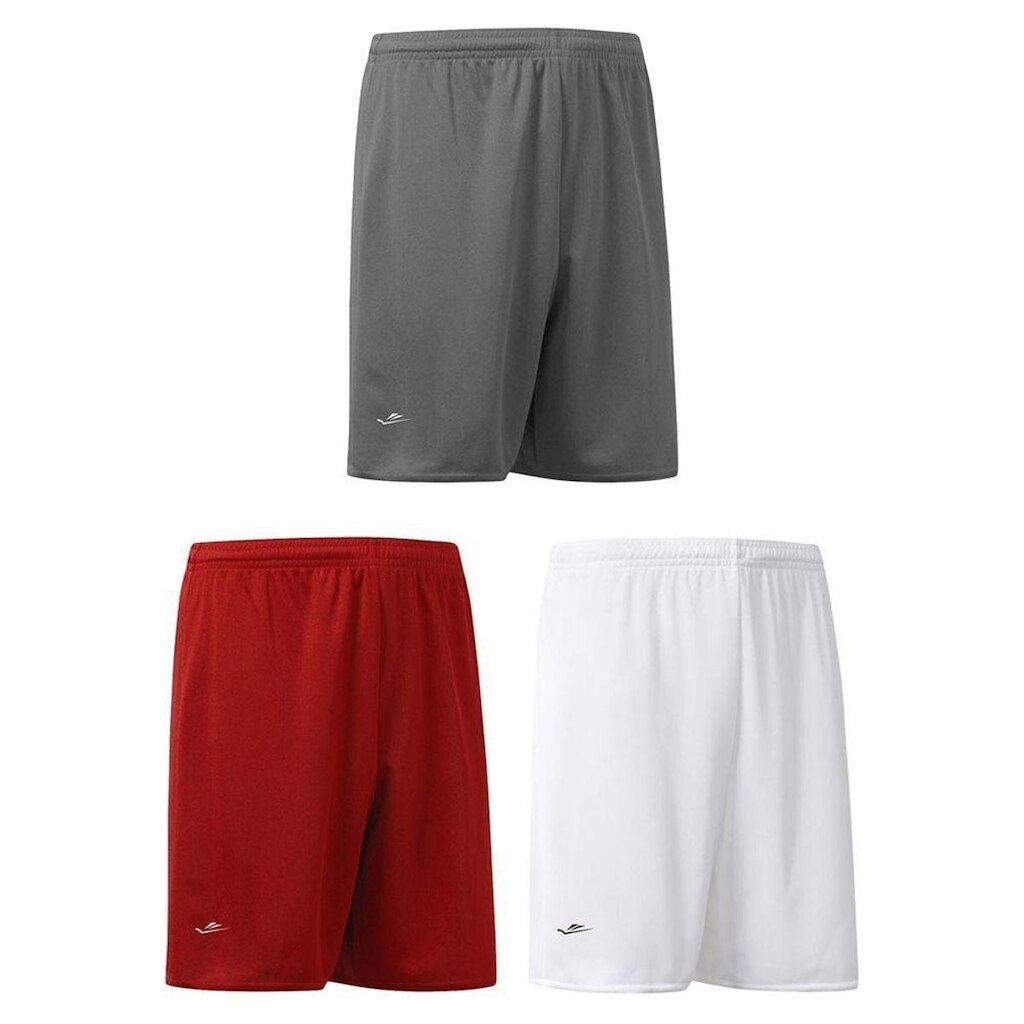 Kit 3 Calções Elite Romeo Menti Plus Size Masculi