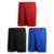 Kit 3 Calções Penalty X Plus Size Masculino - Vermelho+Preto