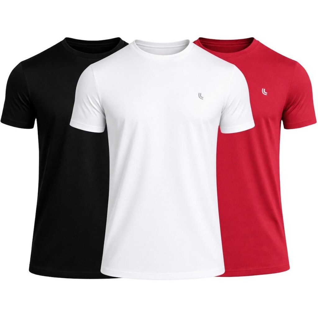 Kit 3 Camisas Lupo Motion Masculino Dry Tech