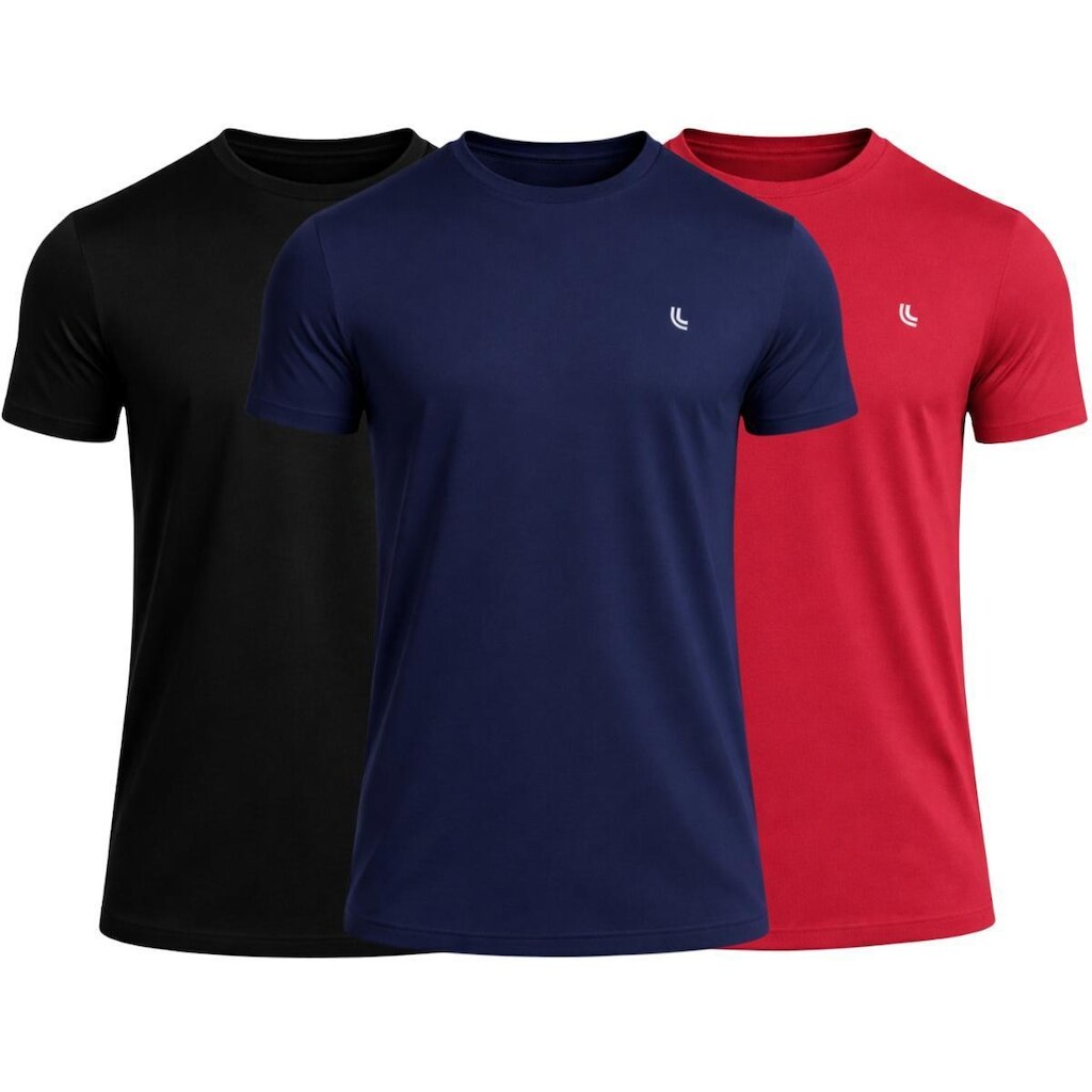 Kit 3 Camisas Lupo Motion Masculino Dry Tech