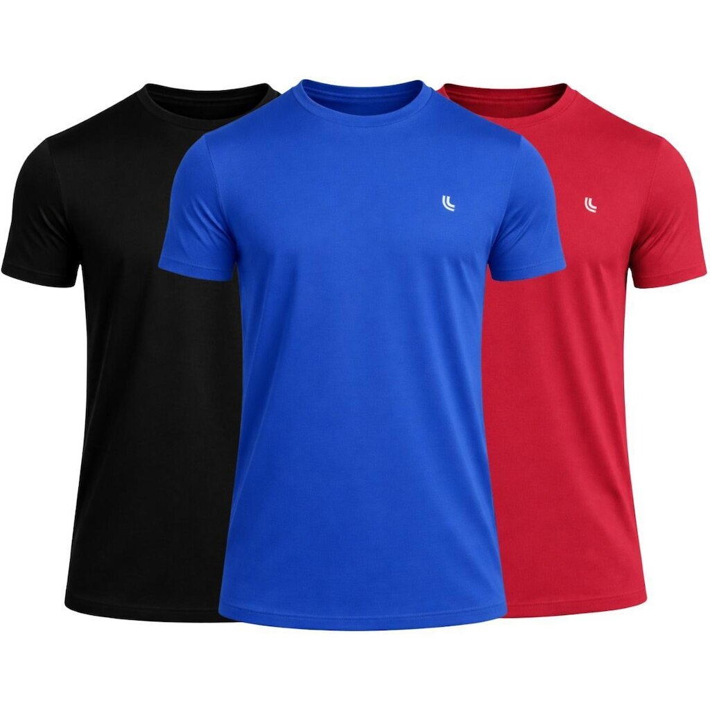 Kit 3 Camisas Lupo Motion Masculino Dry Tech