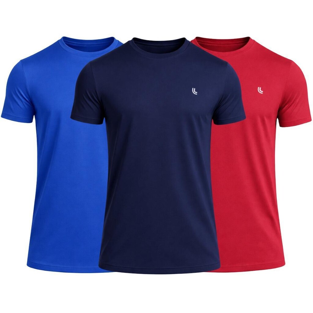 Kit 3 Camisas Lupo Motion Masculino Dry Tech