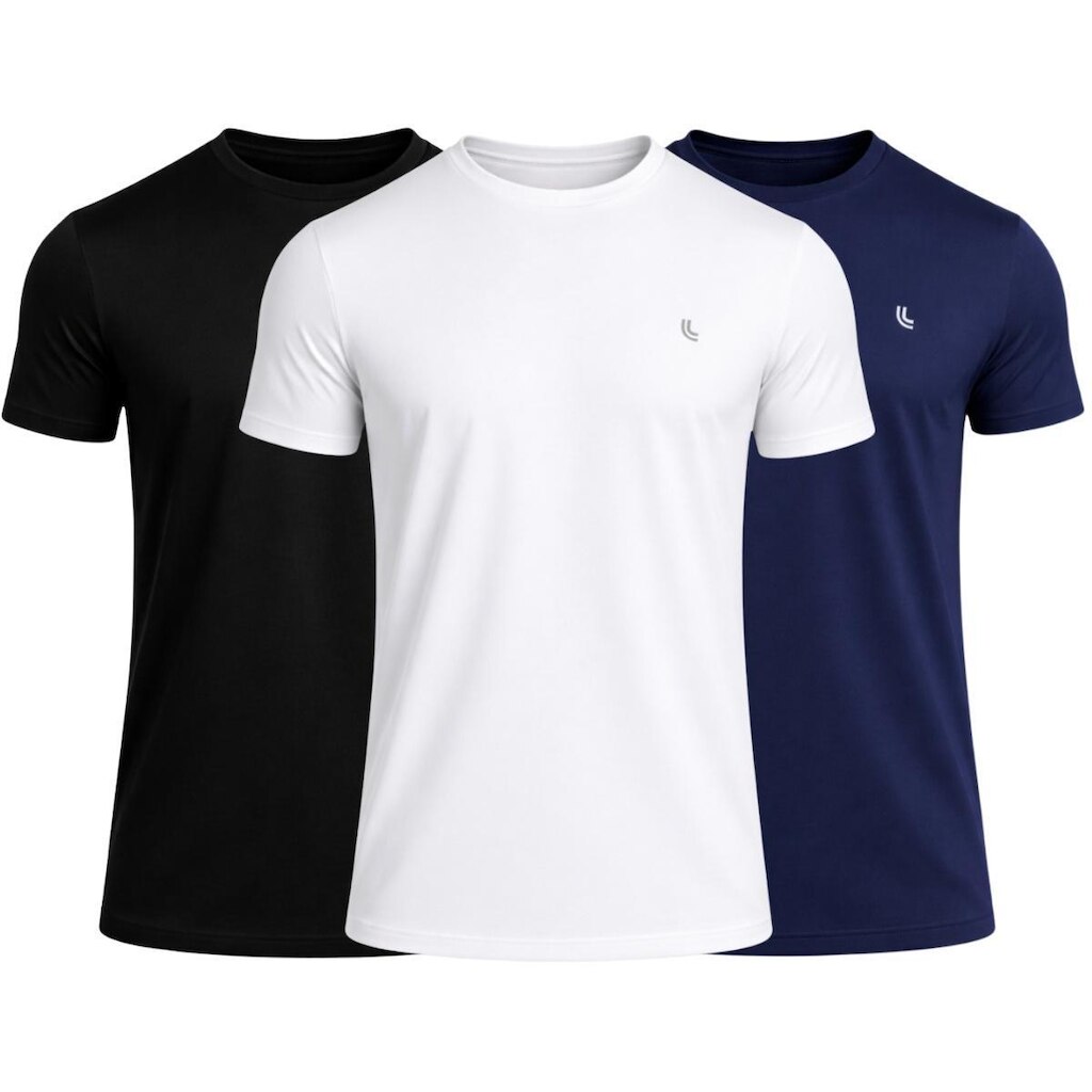 Kit 3 Camisas Lupo Motion Masculino Dry Tech