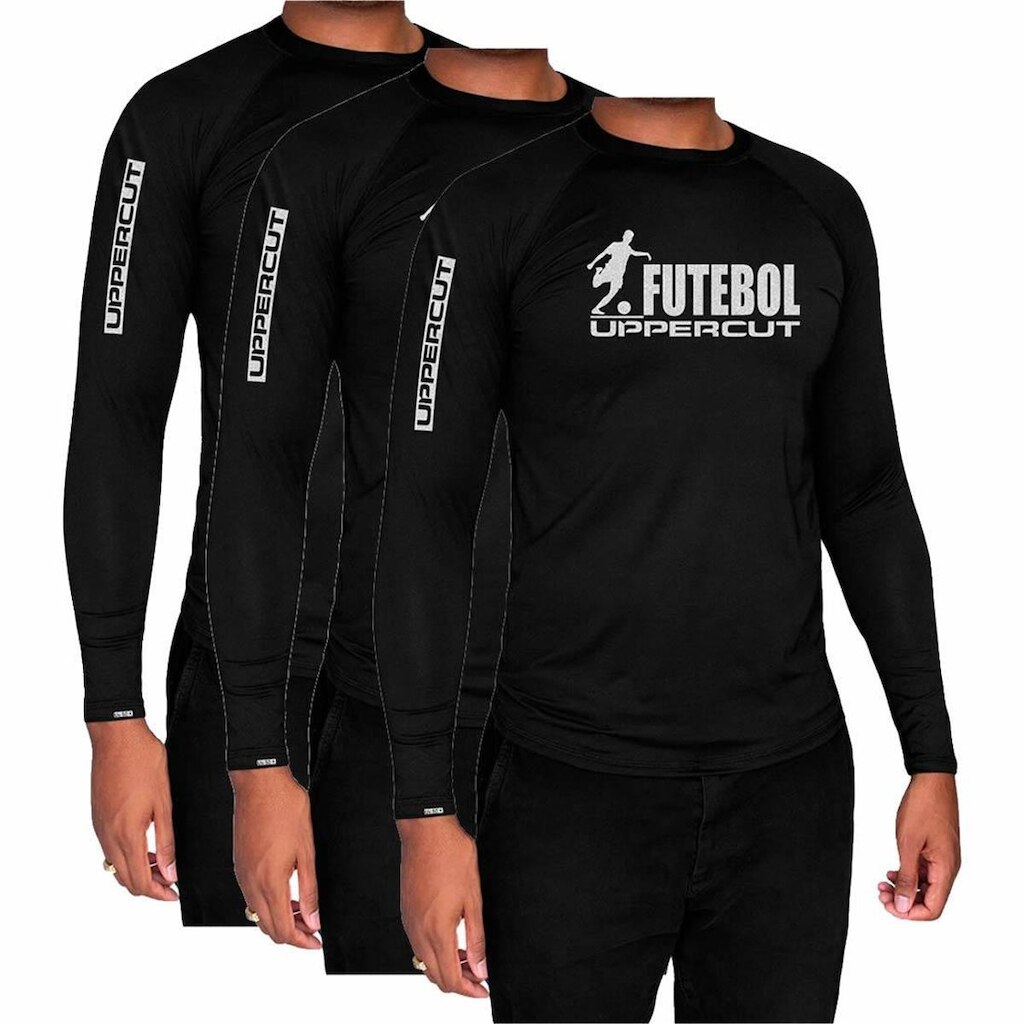 Kit 3 Camisas Proteção Solar ML - UV50+ Futebol - Kt27