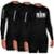 Kit 3 Camisas Proteção Solar ML UV50+ Running Corrida - Kt28 - Preto