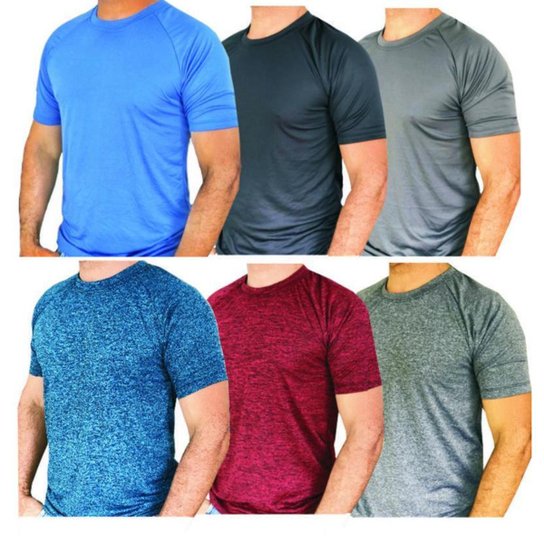 Kit 3 Camiseta Dry Fit Masculina - Sortido é ruim? Kit 3 Camiseta Dry Fit Masculina - Sortido é boa?