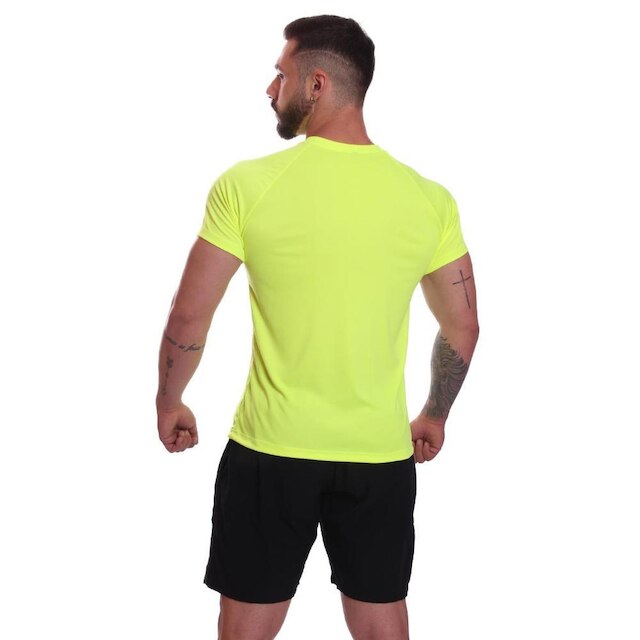 Kit 3 Camiseta Masculina Manga Curta Dry Proteção Solar UV Academia Treino Camisa Camisetas