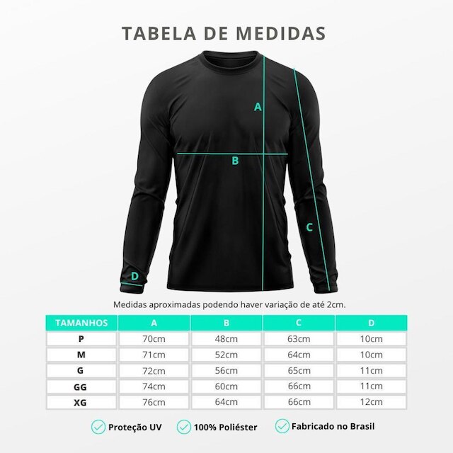 Kit 3 Camiseta Masculina Proteção Solar UV Térmica Praia Esporte Academia Tecido Dry Camisetas