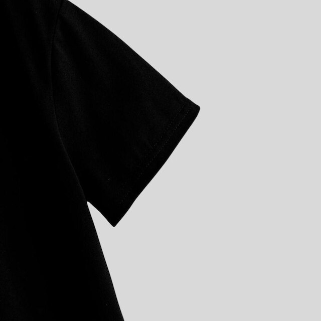 Kit 3 Camisetas Algodão Lisas Básicas Manga Curta Preta Verão Calor