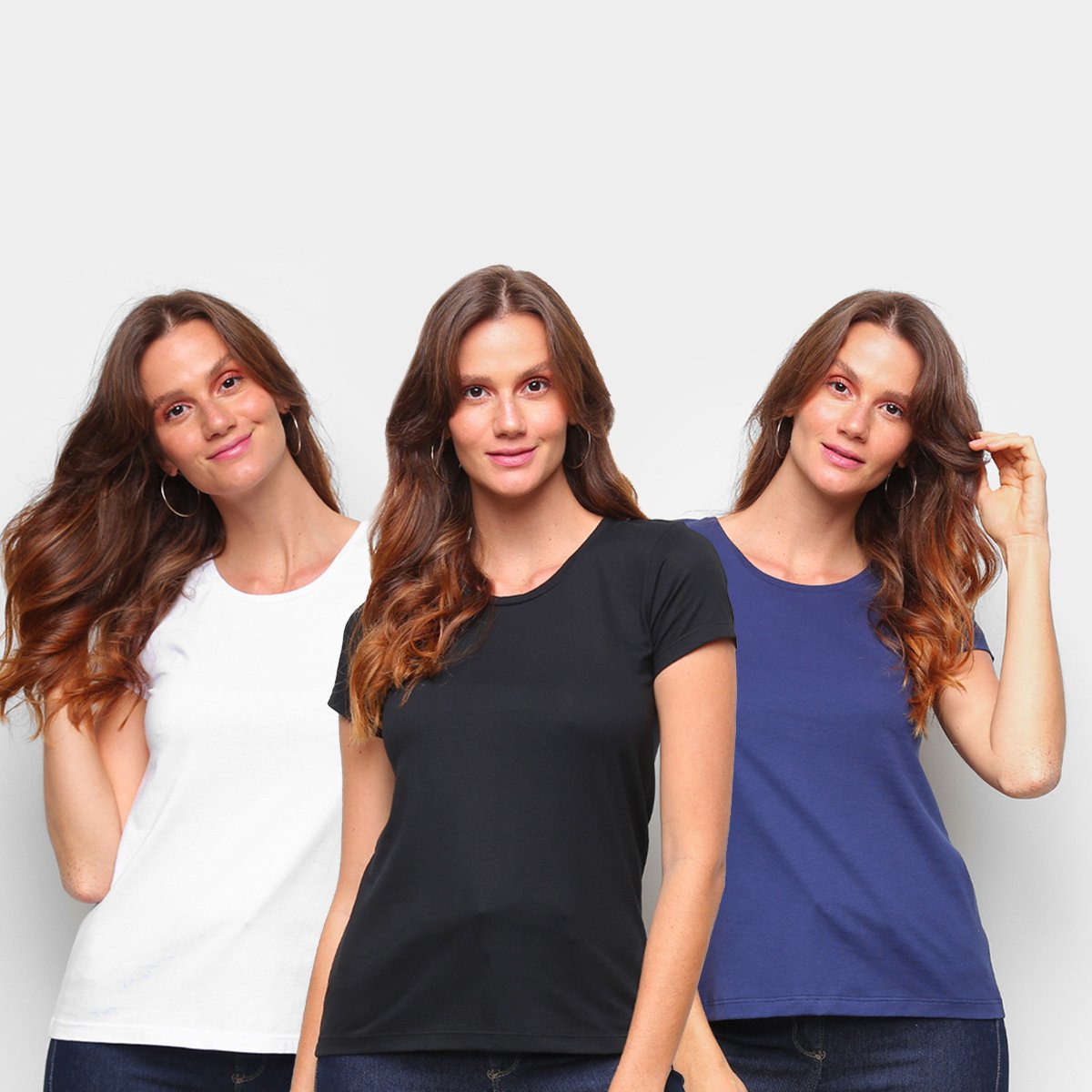 netshoes camisas basicas