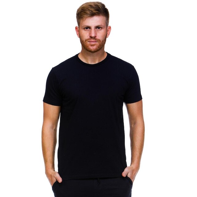Kit 3 Camisetas Masculina Algodão - Básica Lisa