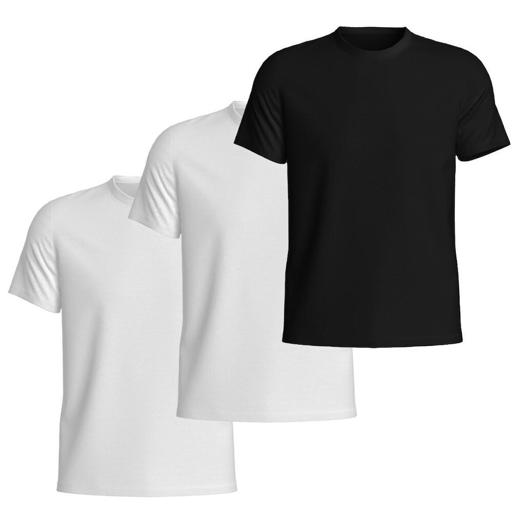 Kit 3 Camisetas Masculina Algodão Lisa Manga Curta Básica Dia a Dia