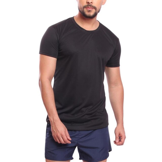 Kit 3 Camisetas Masculina Dry Manga Curta Proteção UV Slim Fit Básica Academia Treino Fitness