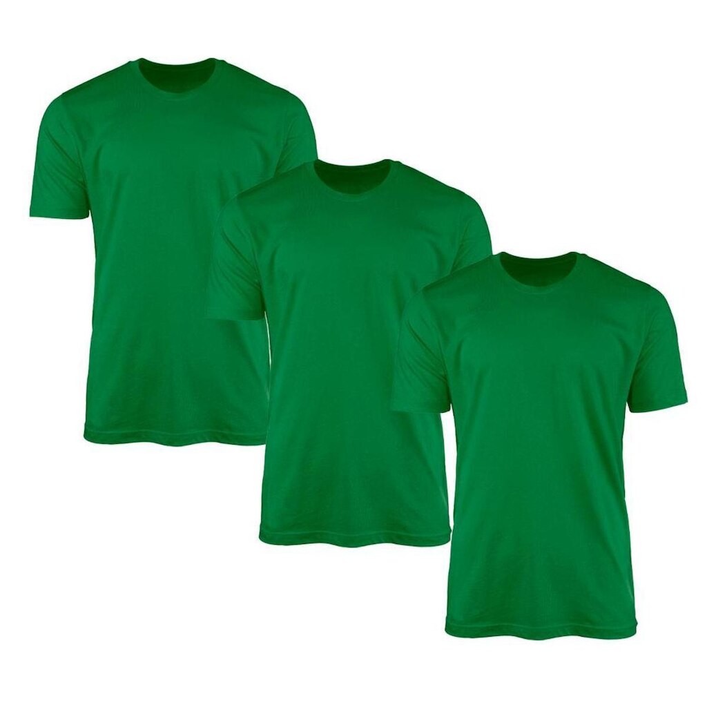 Kit 3 Camisetas Masculina Lisa Básica 100% Algodão