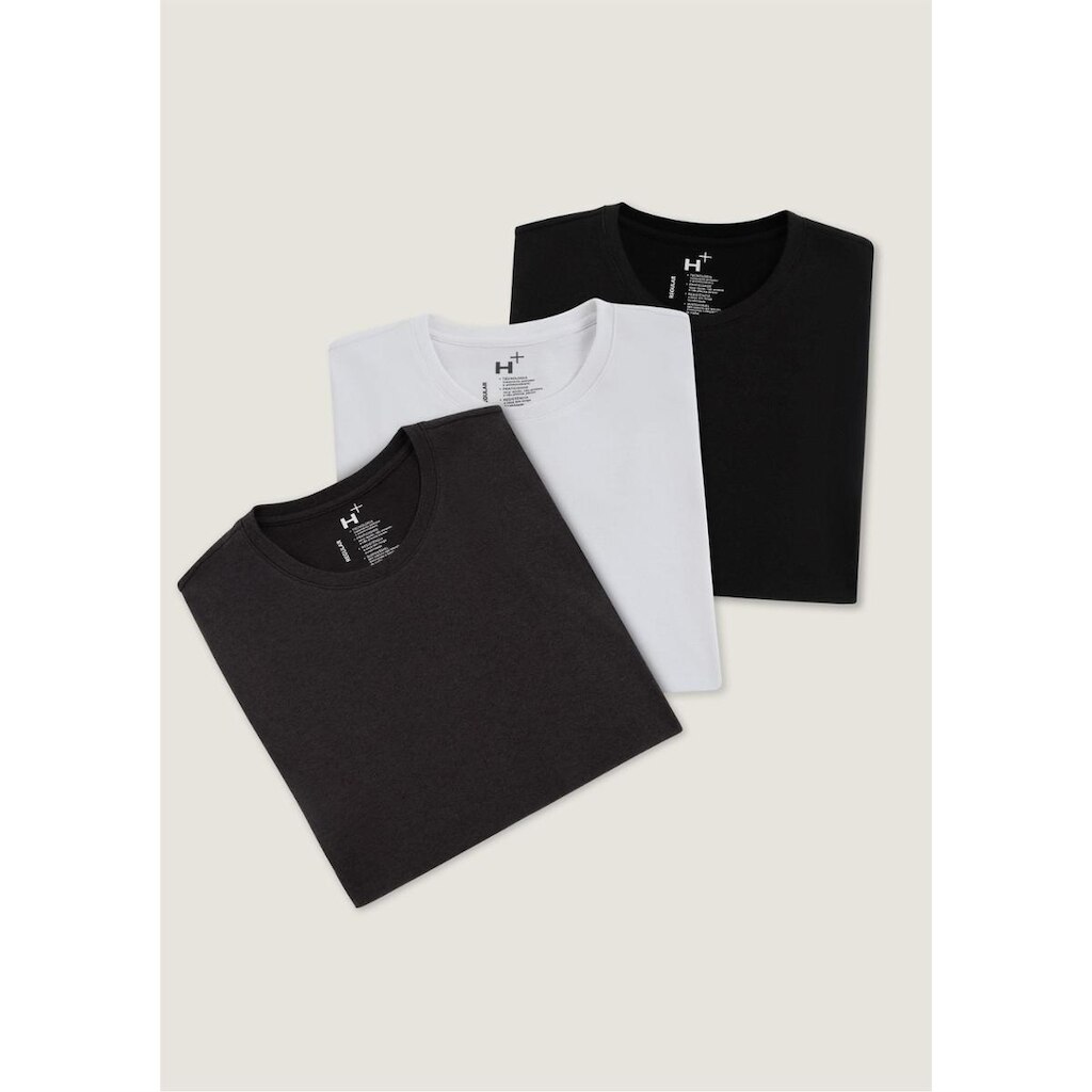 Kit 3 Camisetas Masculina Regular Manga Curta