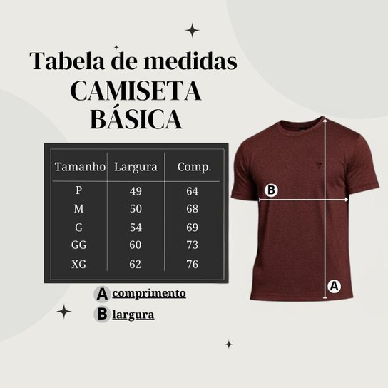 Kit 3 Camisetas Masculinas Basica Dry Passeio e Treino