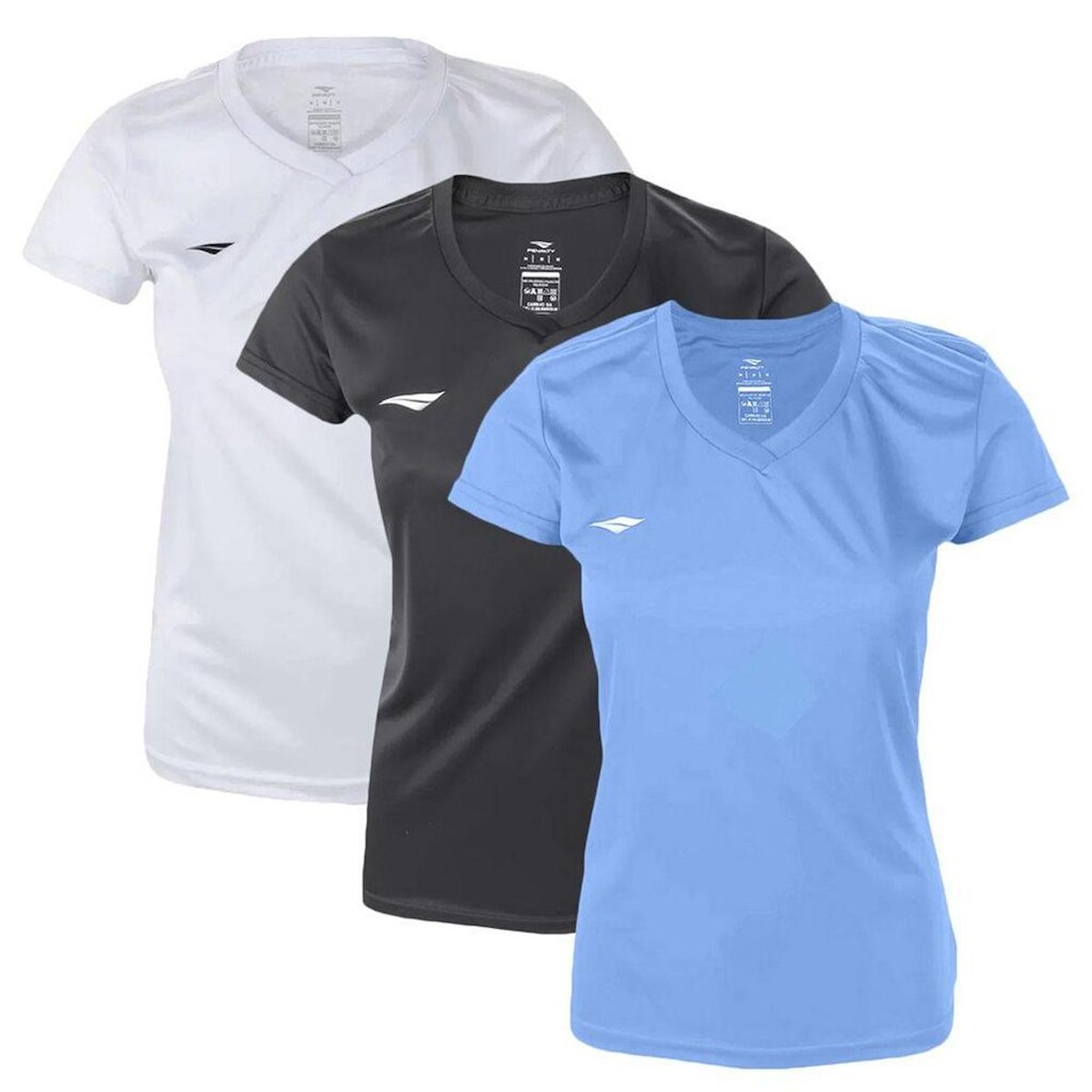 Kit 3 Camisetas Penalty X Feminina