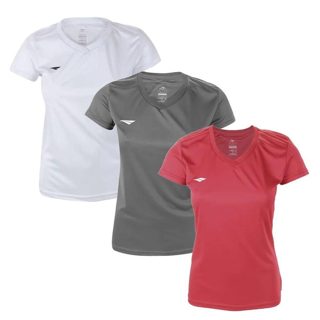 Kit 3 Camisetas Penalty X Feminino
