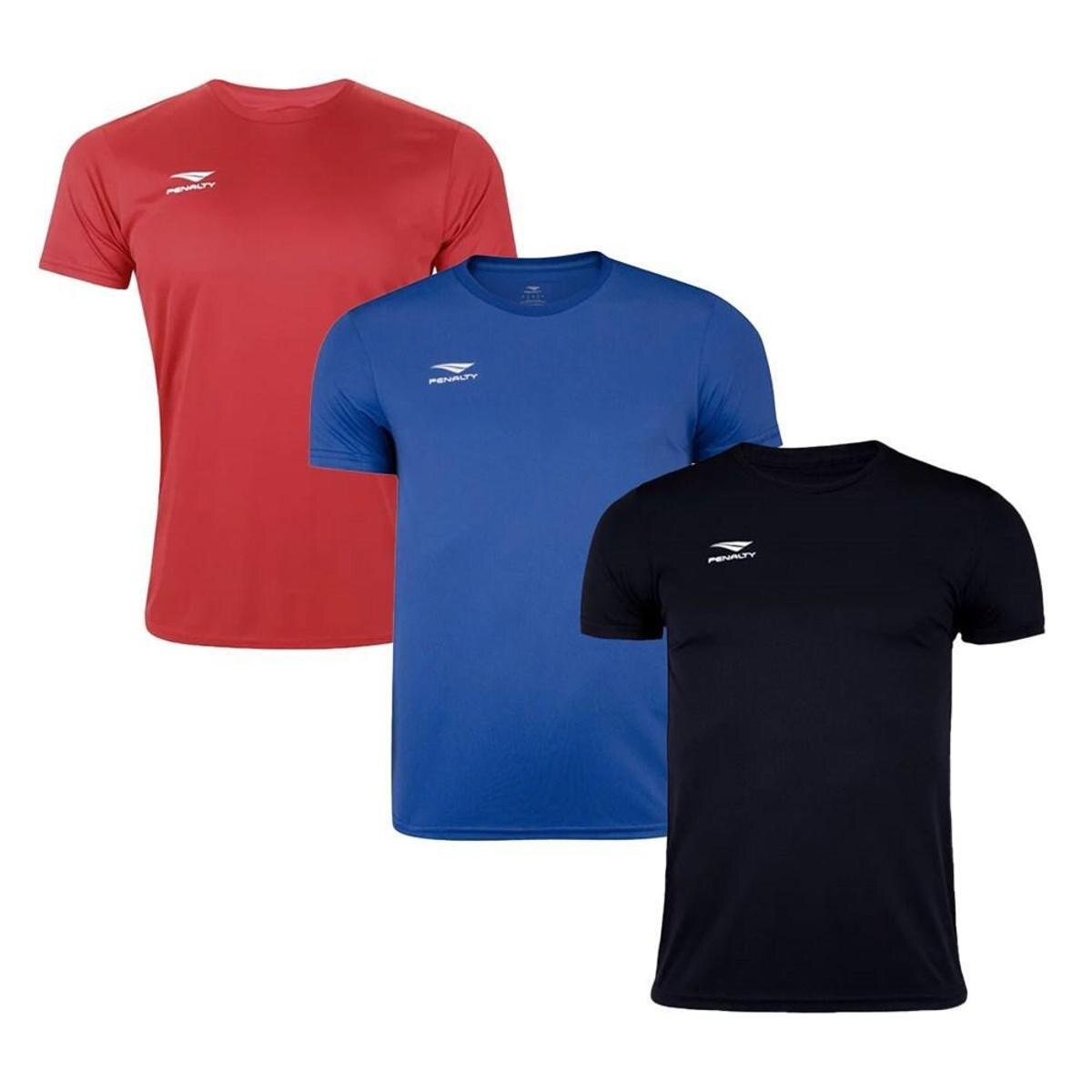 Kit 3 Camisetas Penalty X Masculino Menor preço em Kit 3 Camisetas Penalty X Masculino