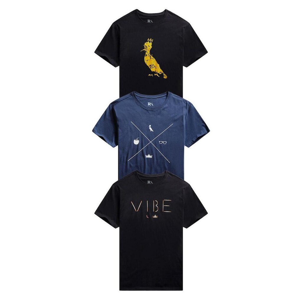 Kit 3 Camisetas Reserva íCone Thiaguinho