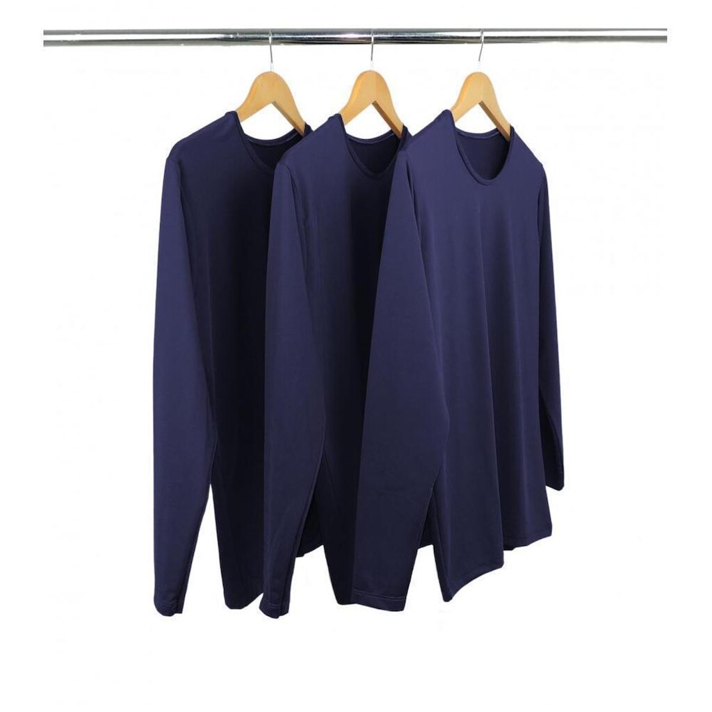 Kit 3 Camisetas Segunda Pele Masculina