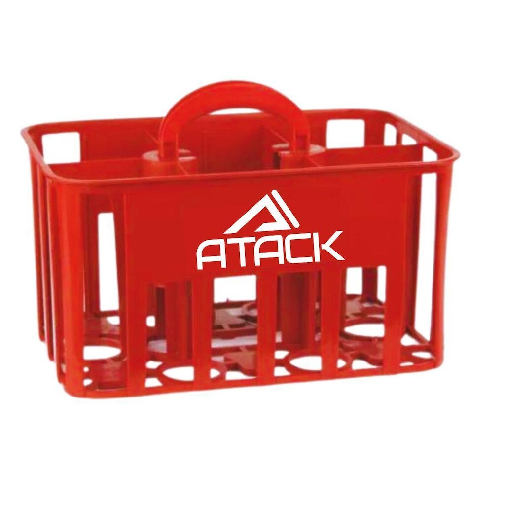 Kit 3 Cesto Transporte Garrafas Squeeze Com Alça