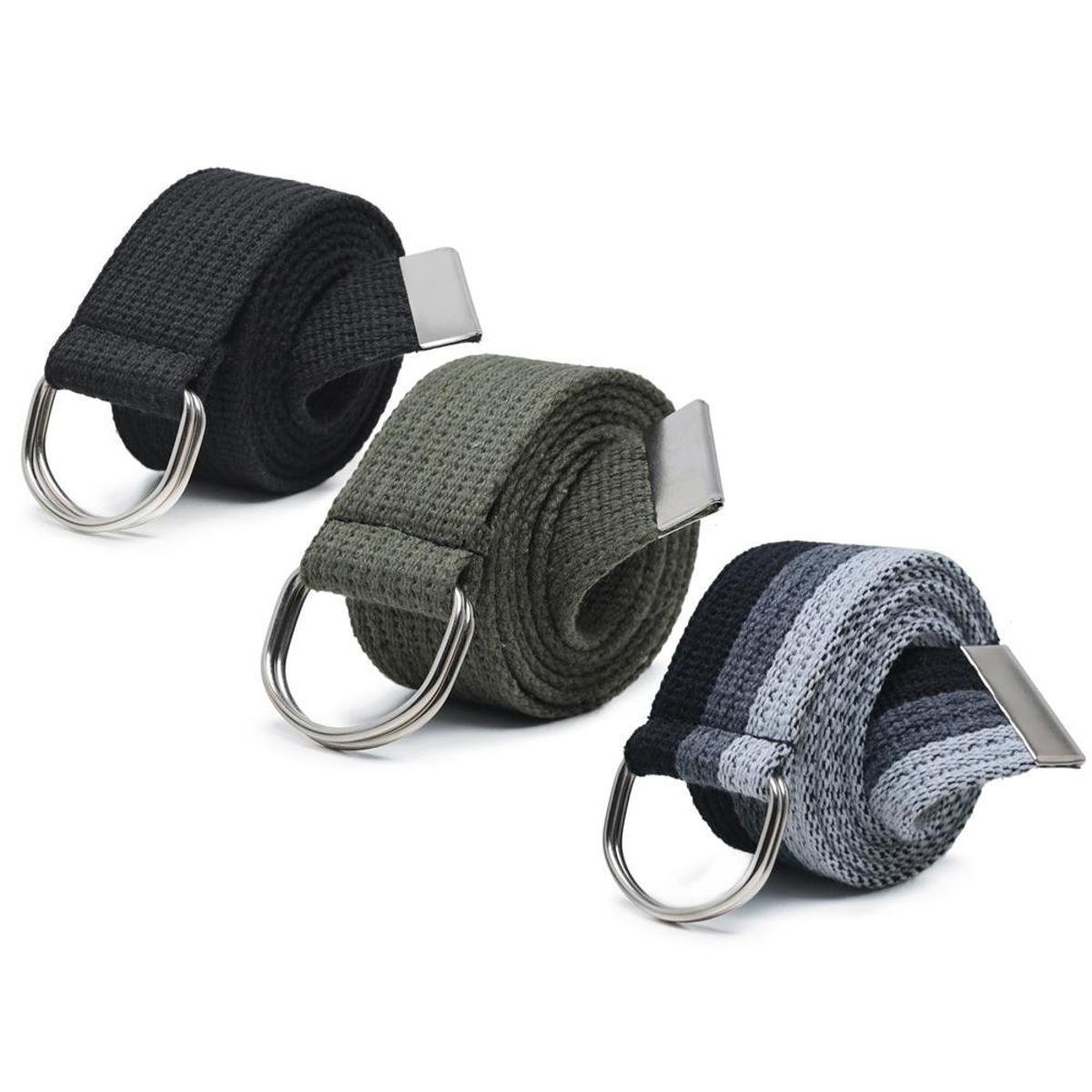 Kit 3 Cinto Masculino Gorgurao Lona Ajuste Argola Reforçada Acabamento Ponteira Aço Menor preço em Kit 3 Cinto Masculino Gorgurao Lona Ajuste Argola Reforçada Acabamento Ponteira Aço