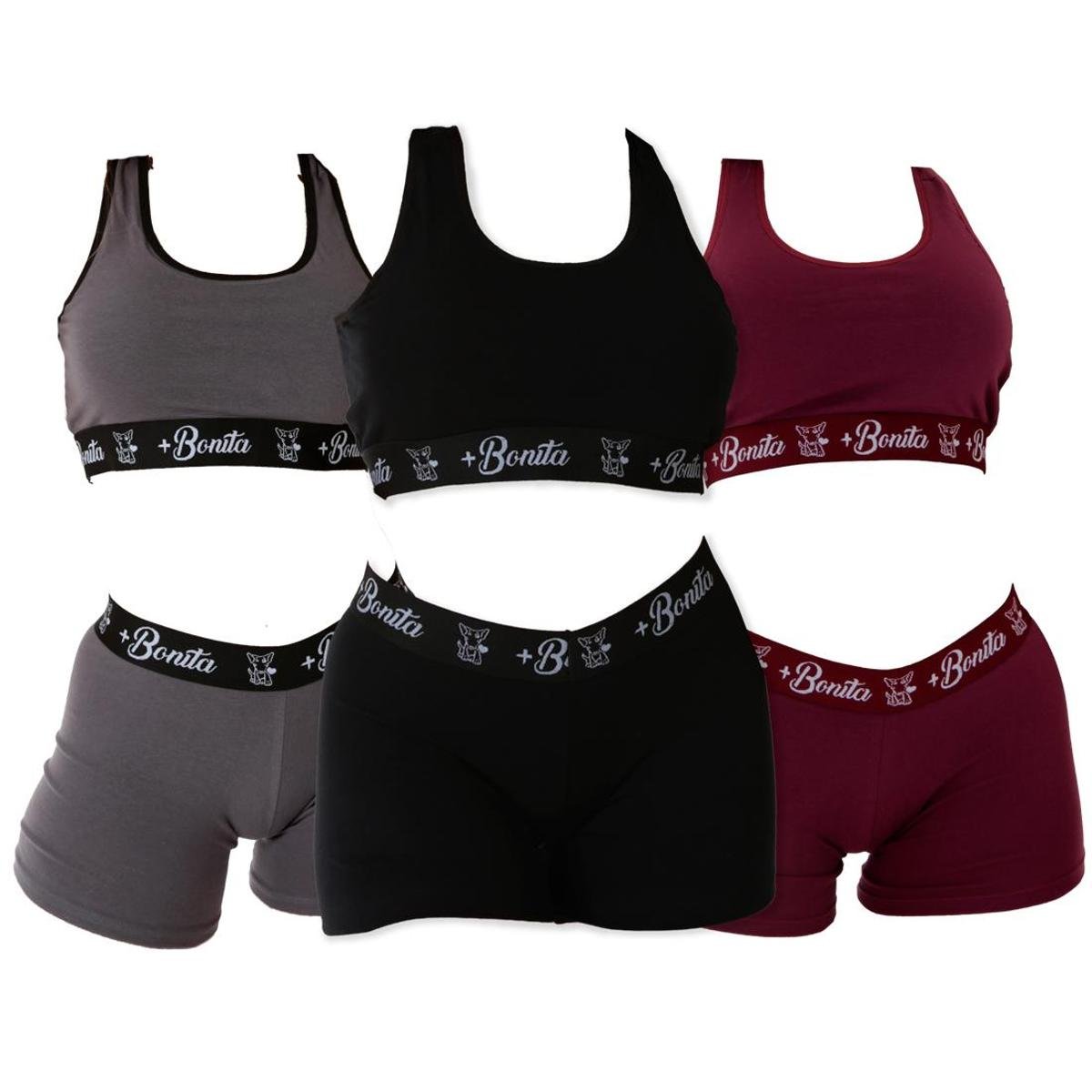 KIT 3 CONJUNTO TOP SHORT ALGODÃO é ruim? KIT 3 CONJUNTO TOP SHORT ALGODÃO é boa?