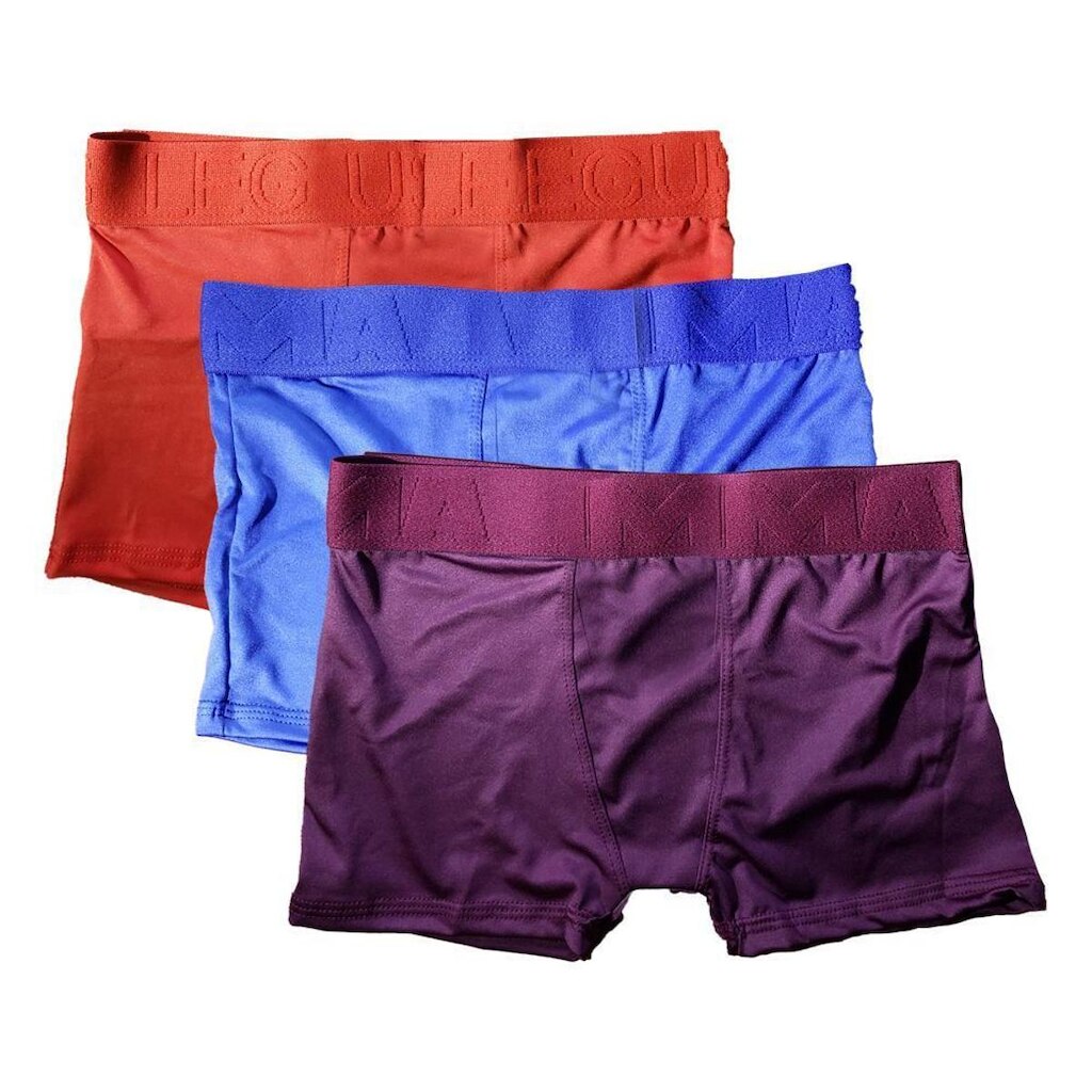 Kit 3 Cuecas Box Boxer Frishop Juvenil Microfibra Infantil