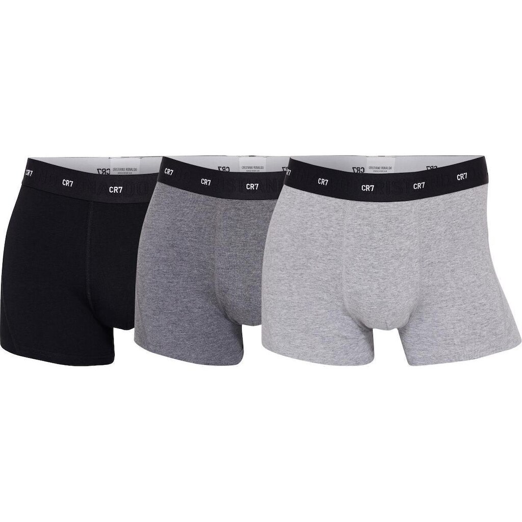 Kit 3 Cuecas Boxer CR7 Soft Bamboo Luxury