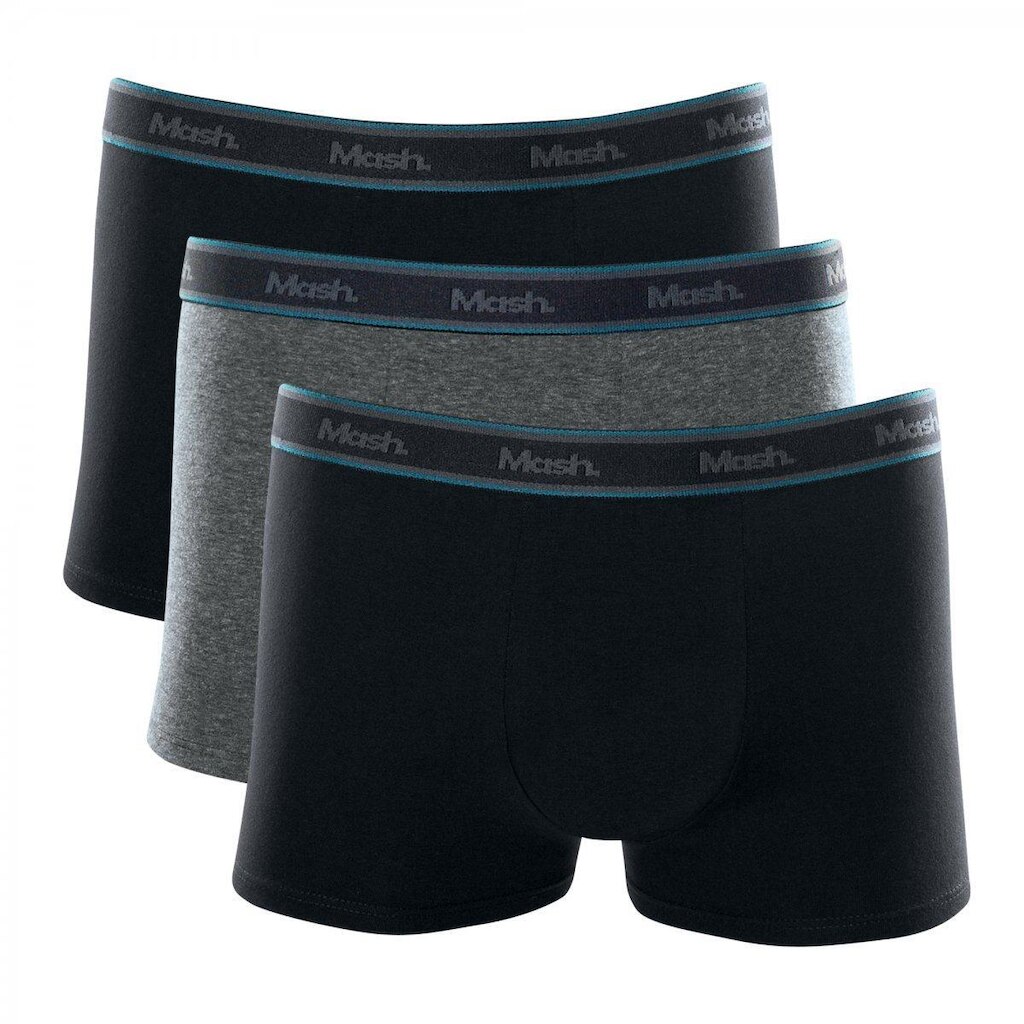 Kit 3 Cuecas Boxer Mash Adulto Masculina Algodão Cotton